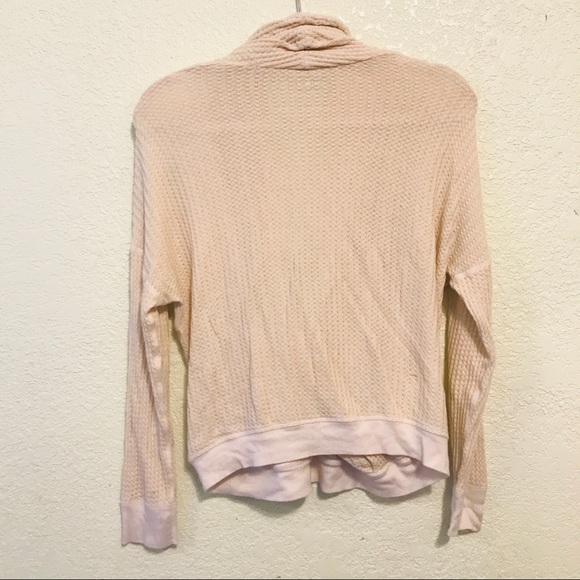 Three dots top ribbed wrap front long sleeve USA - Picture 3 of 9